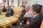 Lawatan Honghe University dari Yunnan, China.