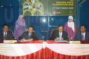 Majlis Menandatangani Memorandum Persefahaman (MOU) UPM dengan Golden Hope Plantation Berhad