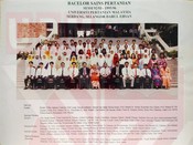 Bacelor Sains Pertanian tahun 1992-1996
