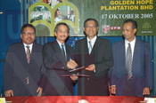 Majlis Menandatangani Memorandum Persefahaman (MOU) UPM dengan Golden Hope Plantation Berhad