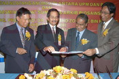 Majlis Menandatangani Memorandum Persefahaman (MOU) UPM dengan PASFA dan Perasmian Pusat Sumber & Arkib Biosains
